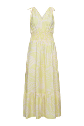 citrus-v-neck-dress-with-smock-waist