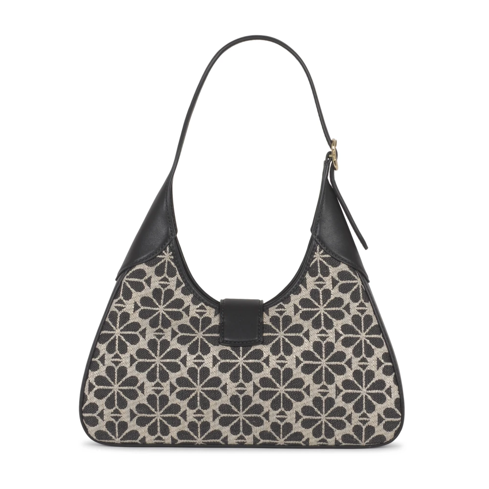 Kate Spade Bloem Jacquard Schoudertas Beige Dames