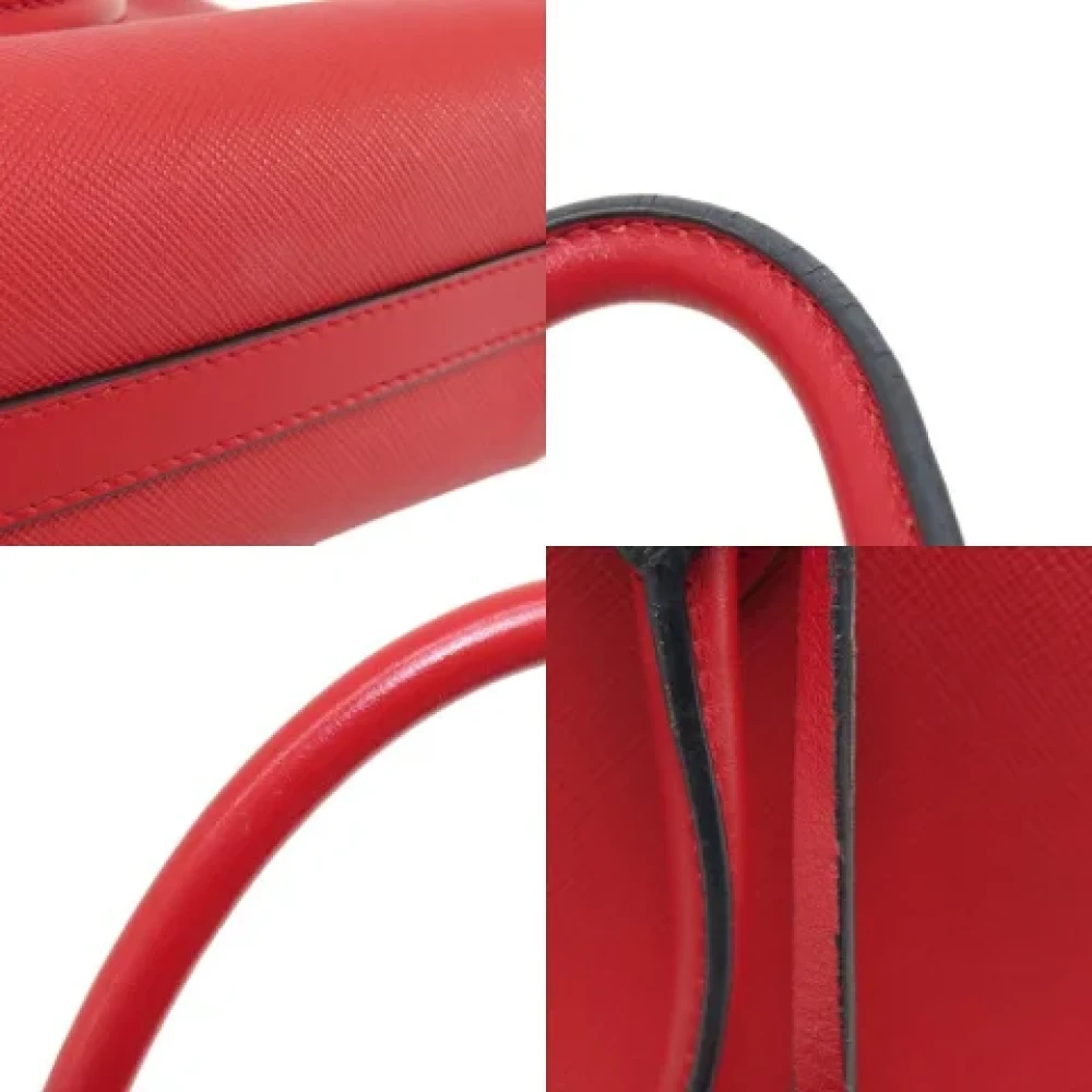 Prada Vintage Pre-owned Fabric prada-bags Red Dames