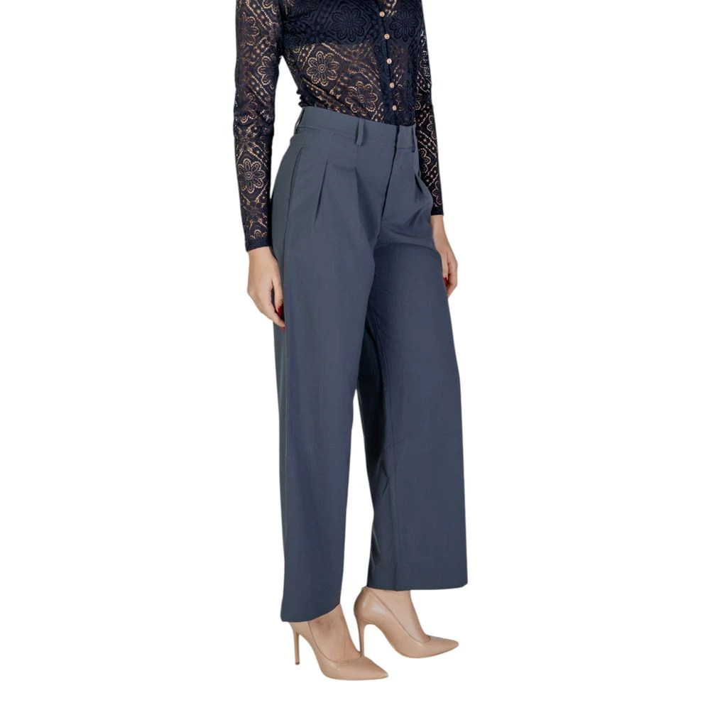 Calvin Klein Jeans Grijze Gerecyclede Polyester Dames Palace Broek Gray Dames
