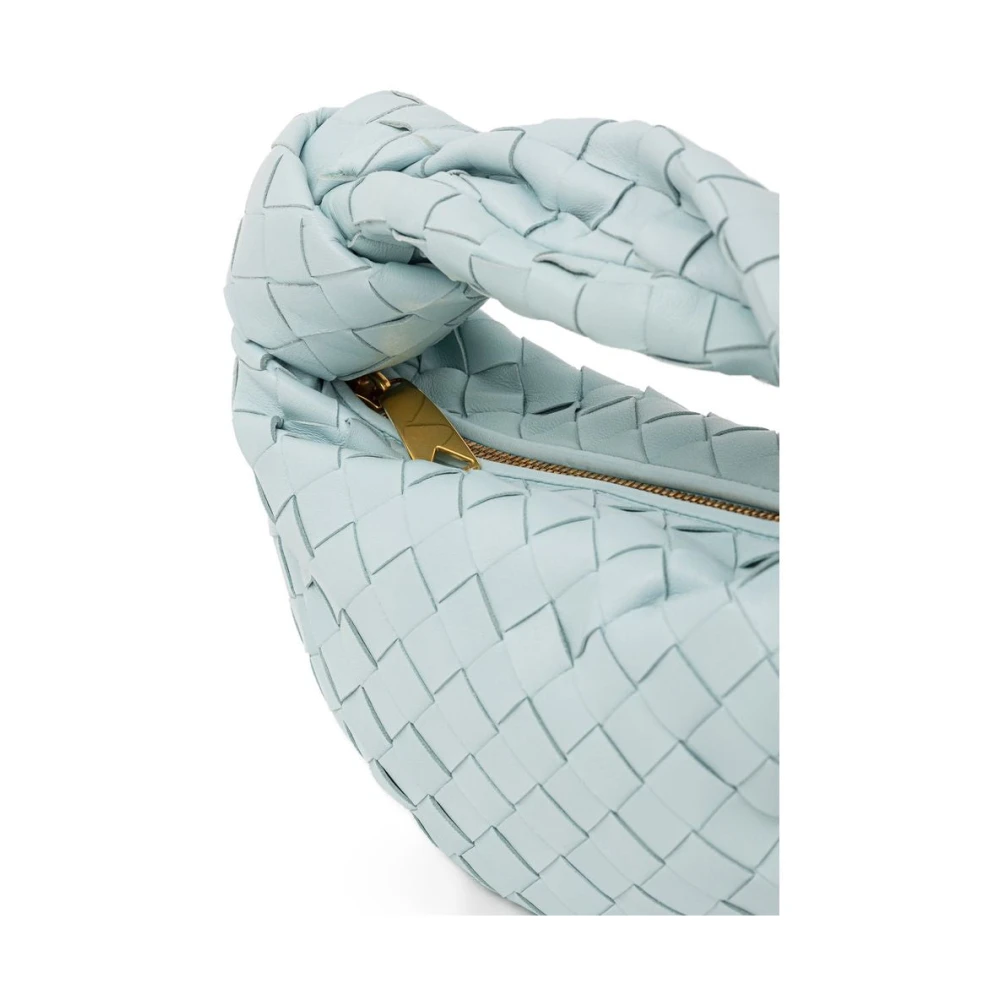 Bottega Veneta Blauwe Leren Handtas Blue Dames
