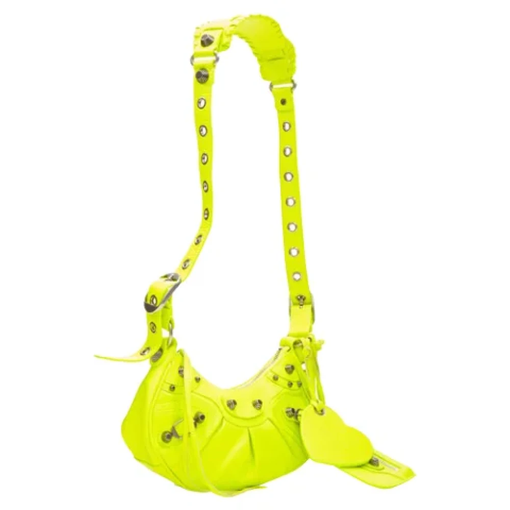 Balenciaga Vintage Pre-owned Leather balenciaga-bags Yellow Dames