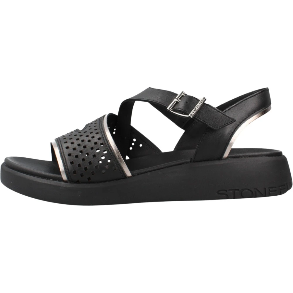 Stonefly Vrouw Zwart Schoenen Dames, 39 Eu, Leer, Onda 3 Nappa Lth