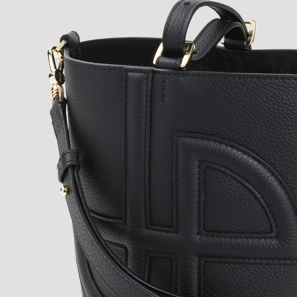 Patou Angora Bucket Bag White Dames