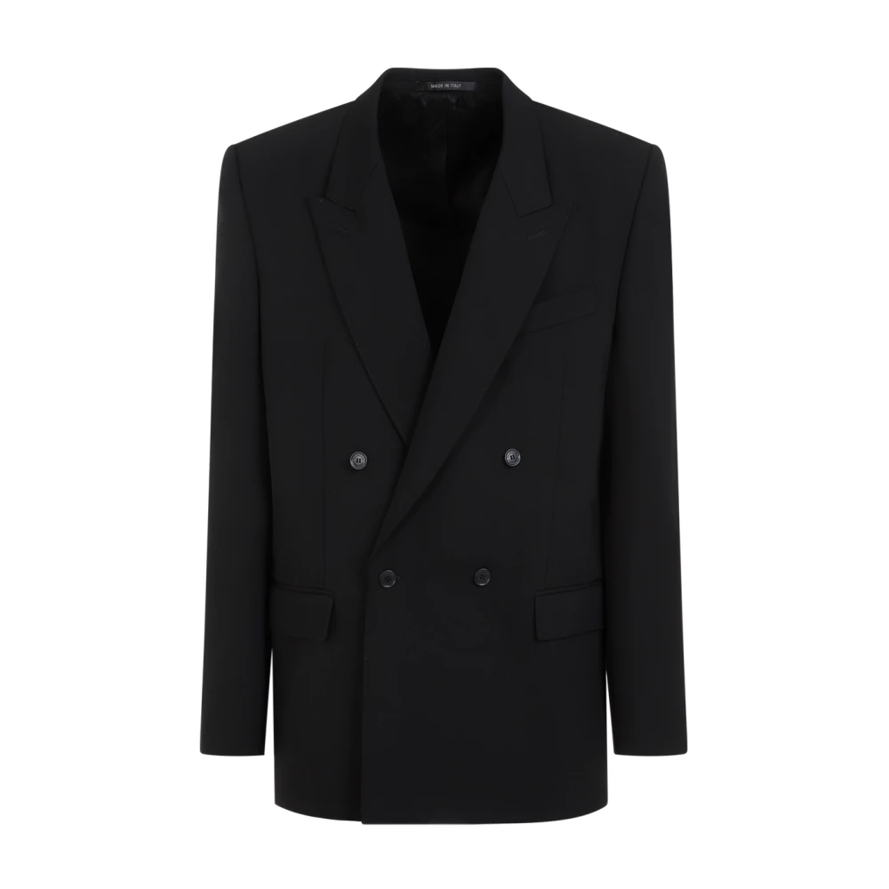 Balenciaga Regular Jas Black Heren
