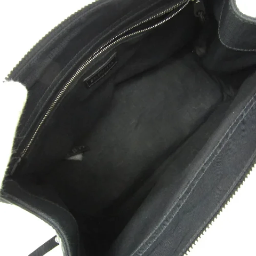 Balenciaga Vintage Pre-owned Canvas shoulder-bags Black Dames