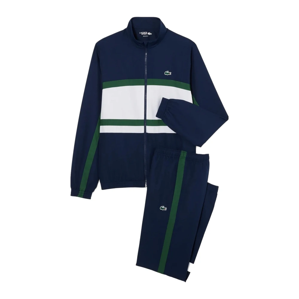 Lacoste Blue Training, Male, Xs, Sport Printed Tracksuit