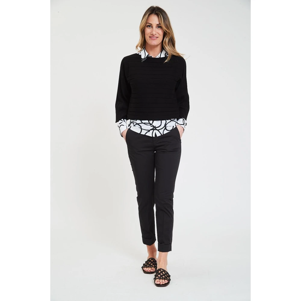 Alpha Studio Barca Shirt Black Dames
