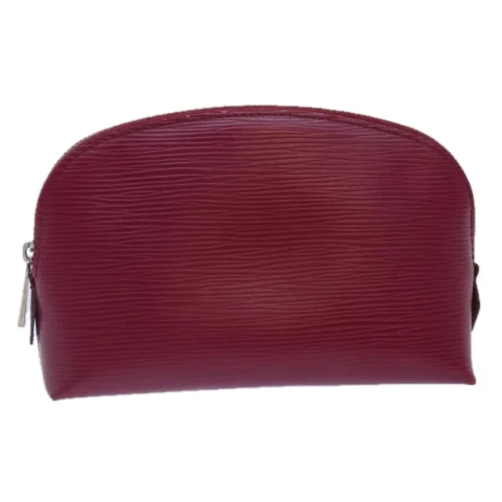 Louis Vuitton Vintage Pre-owned Metal pouches Red Dames
