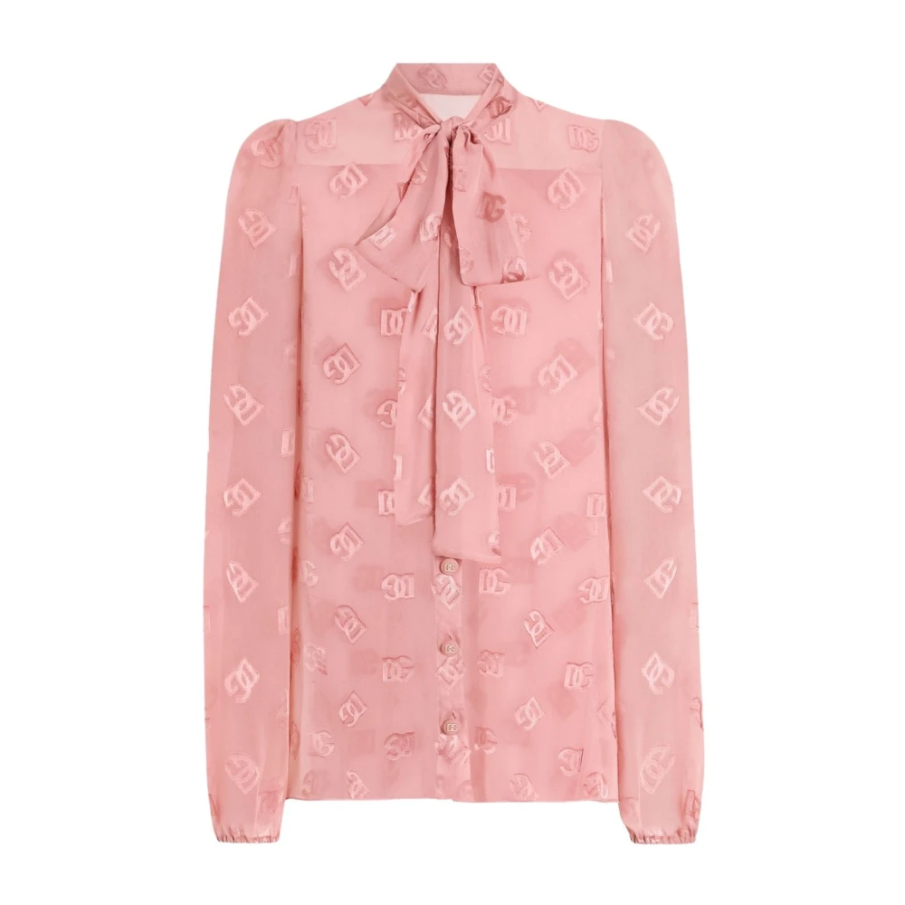 Dolce & Gabbana Roze Stijlvolle Shirts voor Vrouwen Pink Dames