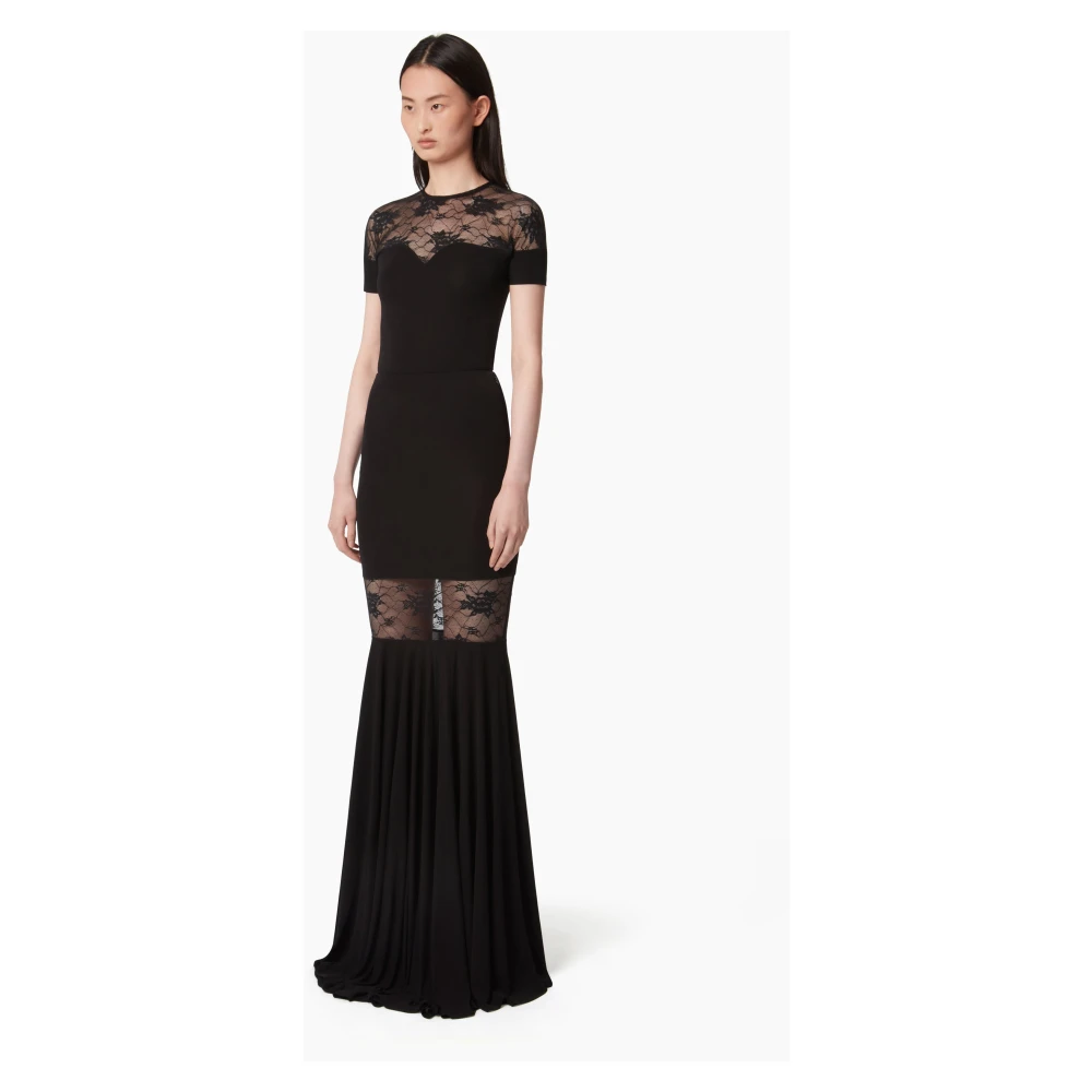 Nina Ricci TOP MET Kant Black Dames