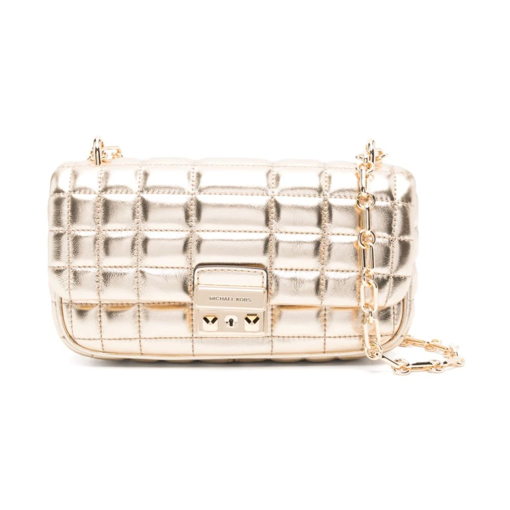 Michael Kors Schoudertas met ketting Yellow Dames