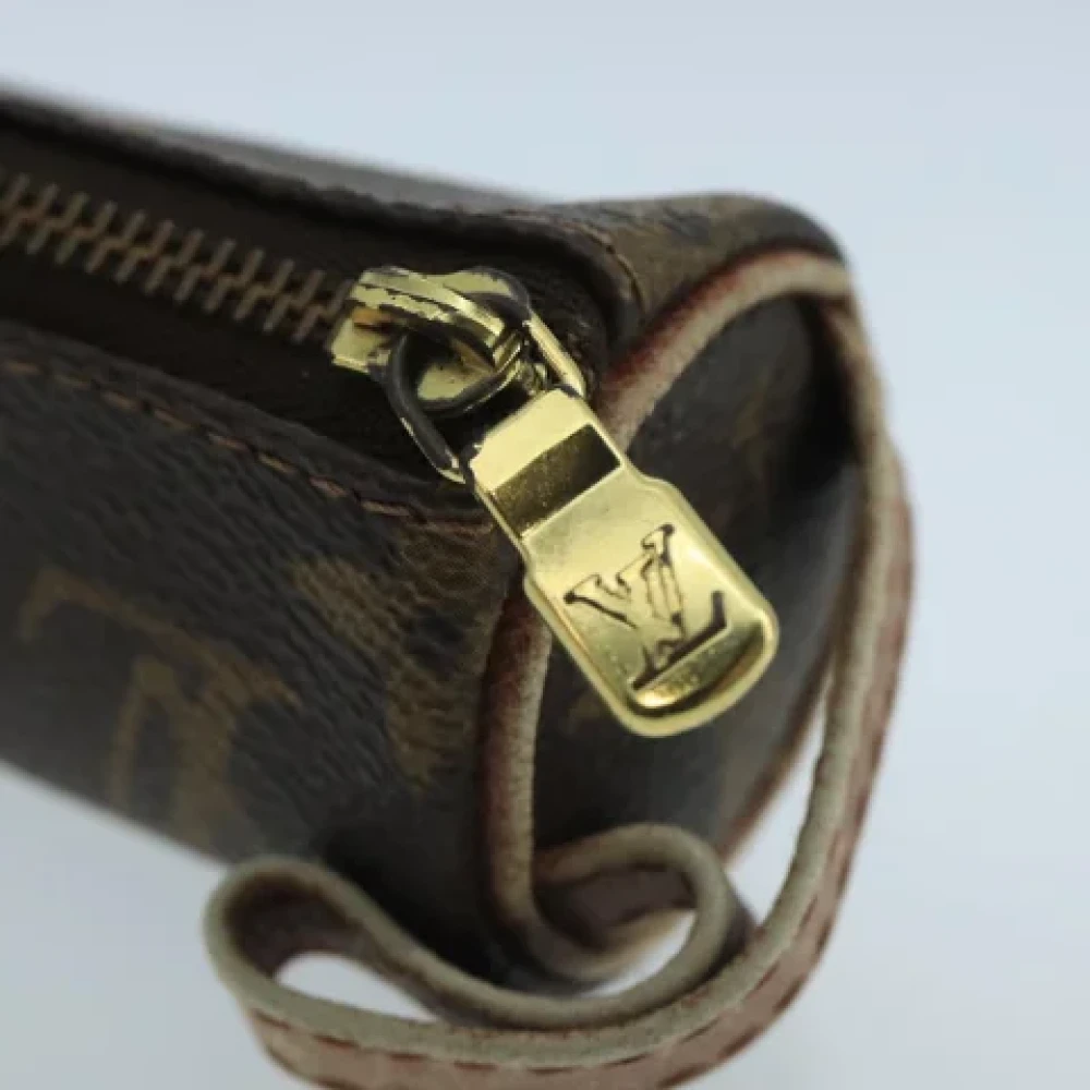 Louis Vuitton Vintage Pre-owned Canvas clutches Brown Dames