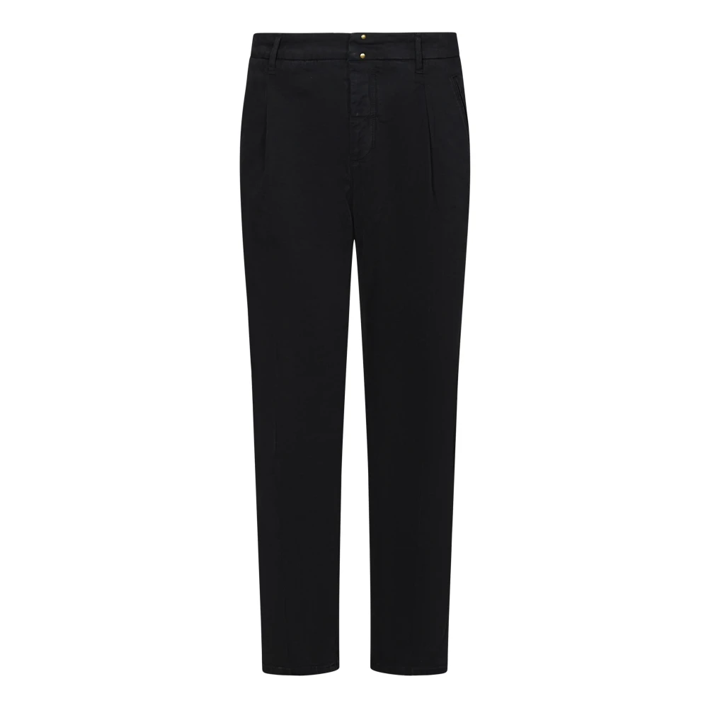 Incotex Zwarte Chino Broek Aw24 Black Heren