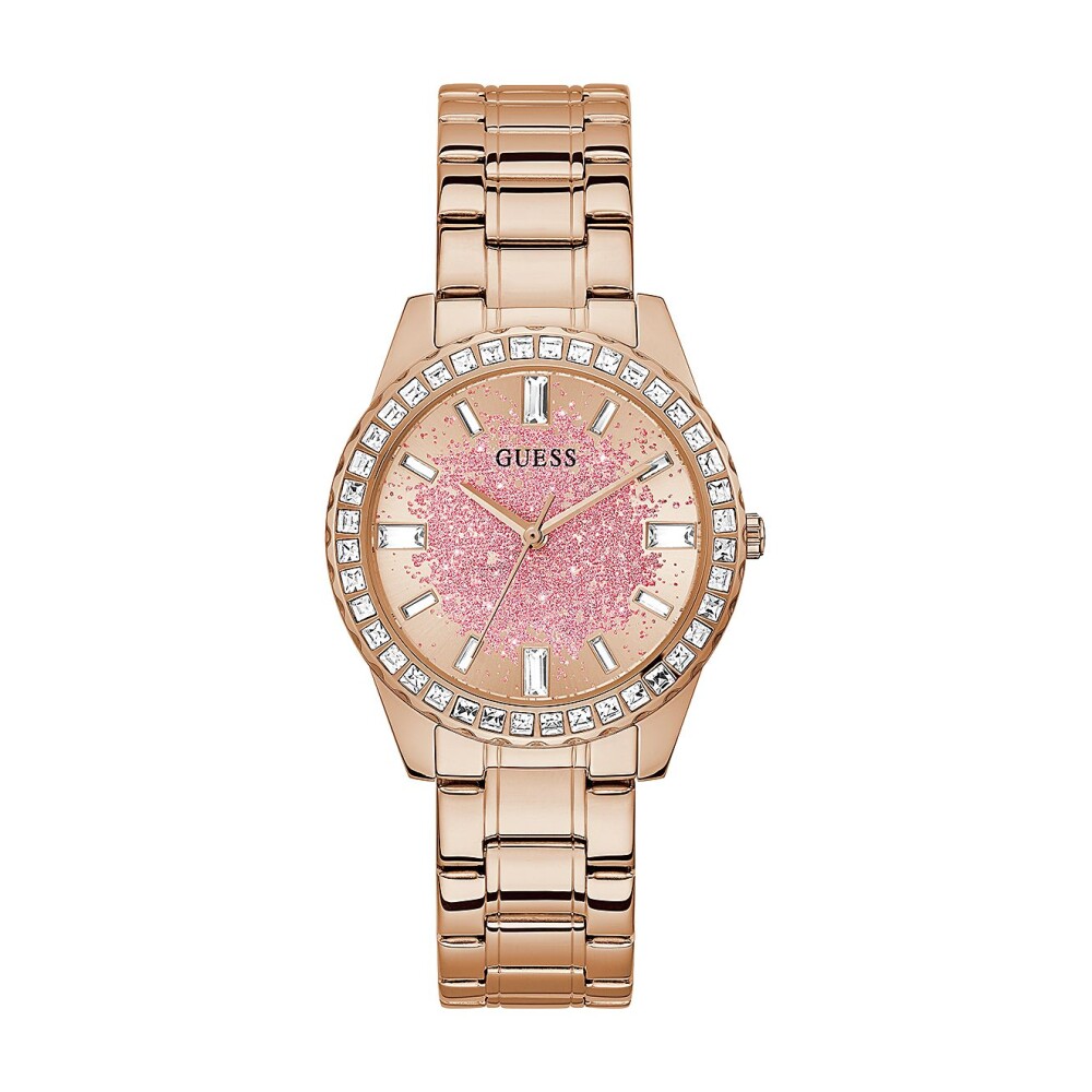 Guess sale orologio rosa