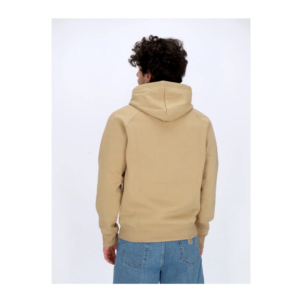 Carhartt WIP Chase Sweat Hooded in Sable Gold Beige Heren