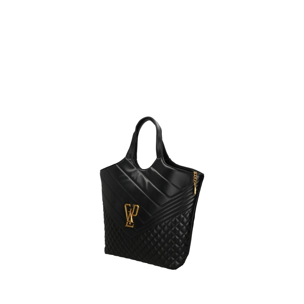 Gaëlle Paris Elegante Zwarte Shopper Tas Black Dames