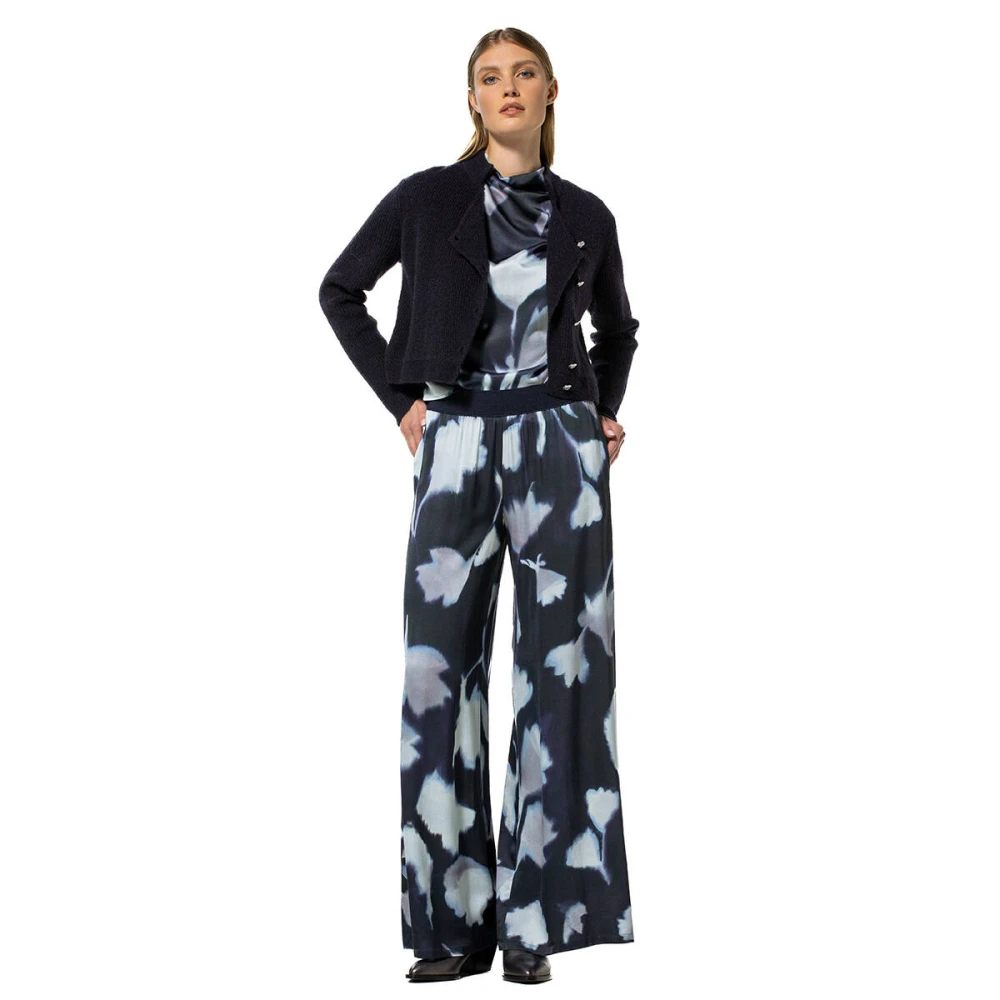 Caroline Biss Asymmetrische Bolero Vest Blue Dames