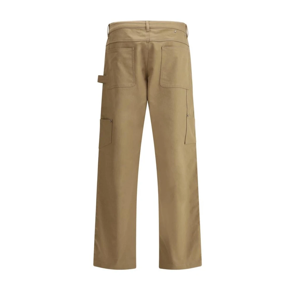 Golden Goose Gestructureerde High Waist Journey Broek Brown Heren