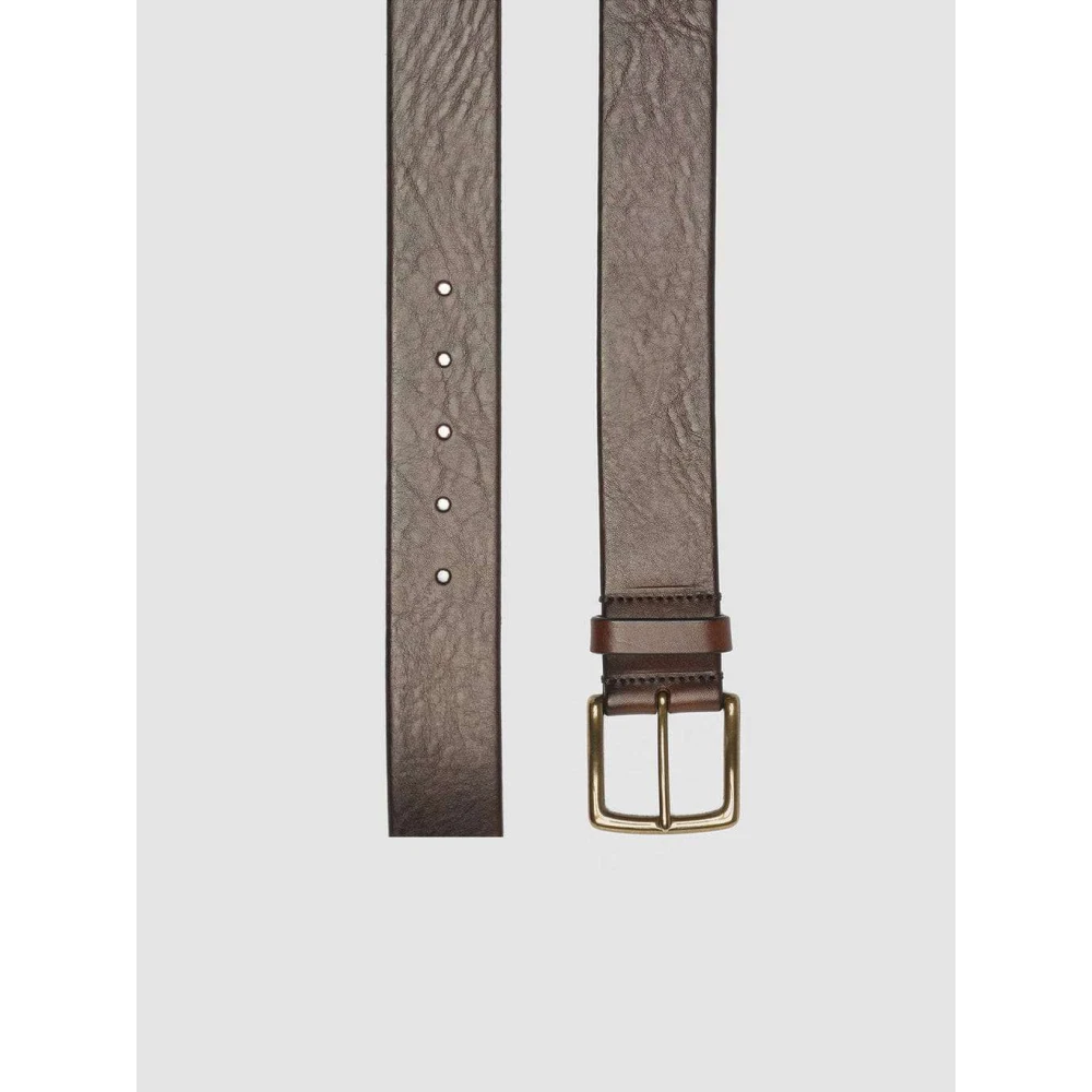 Officine Creative Stijlvolle leren riem voor mannen Brown Heren