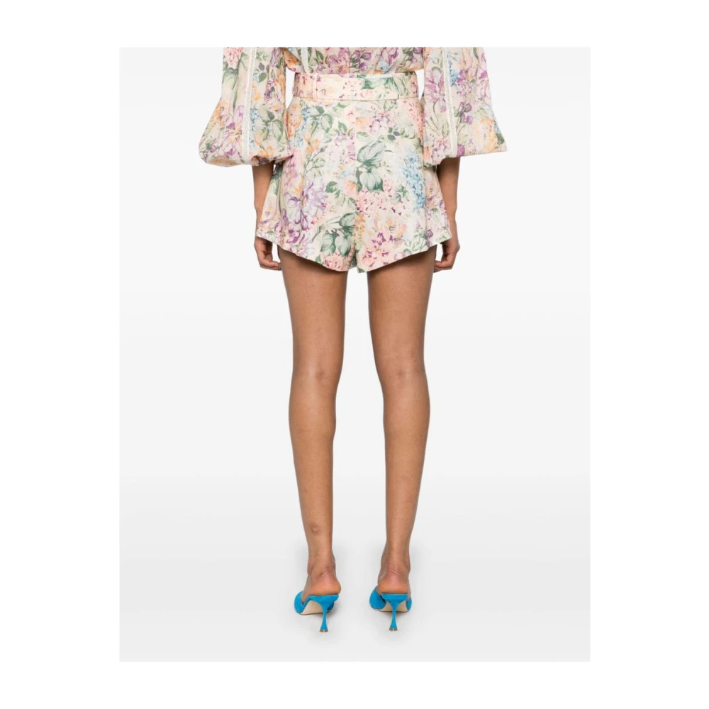 Zimmermann Multicolor Shorts voor Vrouwen Aw24 Multicolor Dames