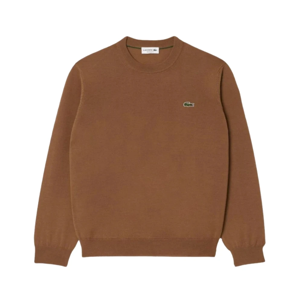 Lacoste Rundhalsad tröja Brown, Herr