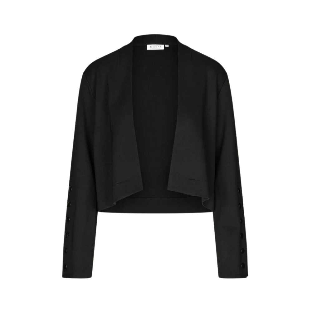 Masai Zwarte Majedeka Bolero Jas voor Dames Black Dames
