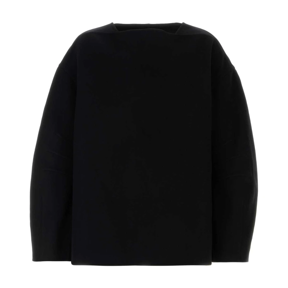 Jil Sander Uomo Nero - Maglione Oversize In Lana - Knitwear - S