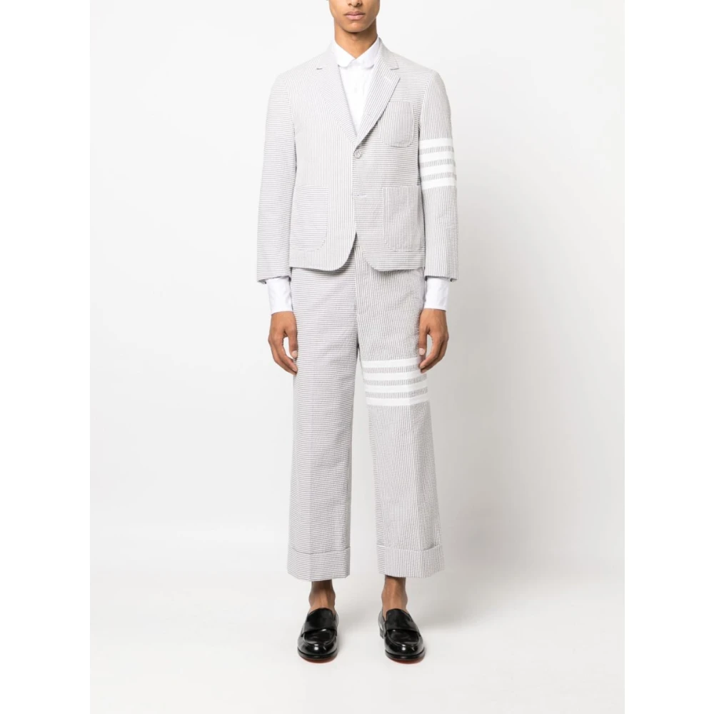 Thom Browne Klassieke Sportjas voor Mannen Gray Heren