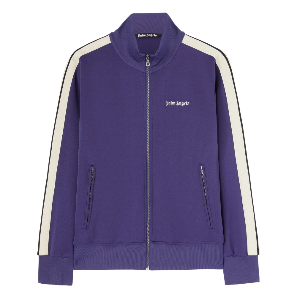 Palm Angels Classic Logo Track Jacket Blue Heren