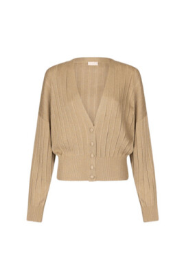 plisse-v-neck-cardigan-noisette-lux