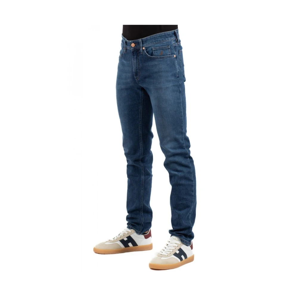 Jeckerson Heren Denim Jeans Blue Heren