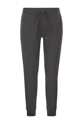 Joggingbyxor i dubbelstickat material
