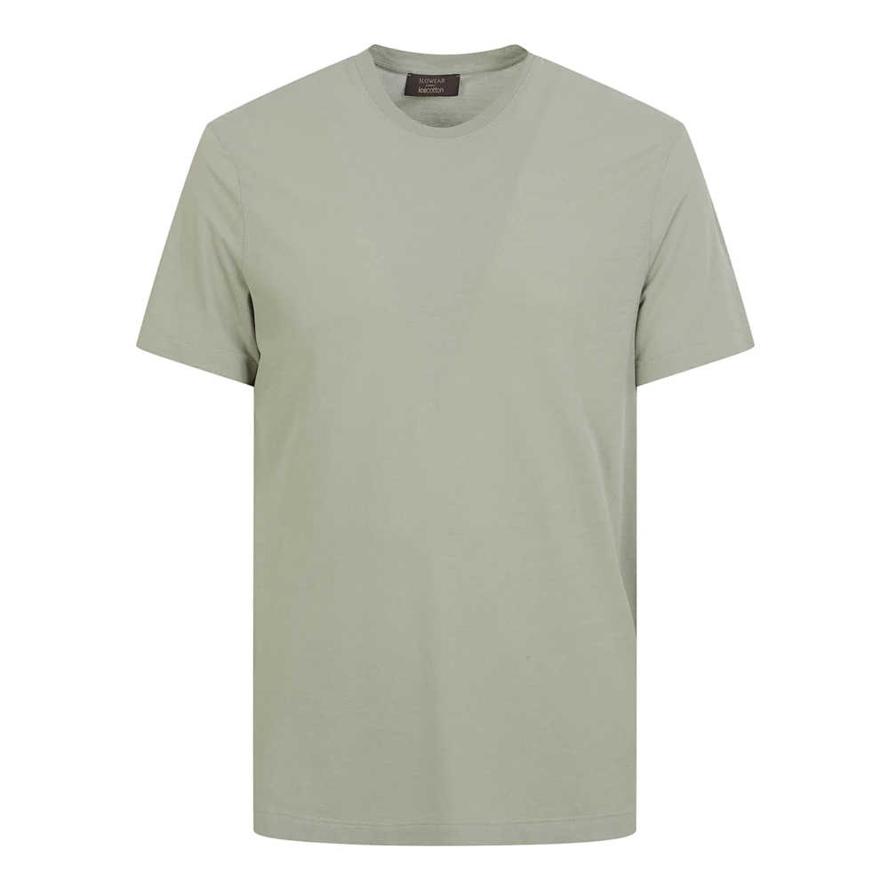 Zanone Grön T-Shirt Ice Cotton