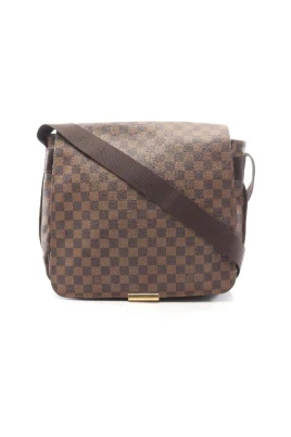 Pre-owned Bastille Damier Ebene Axelremsväska
