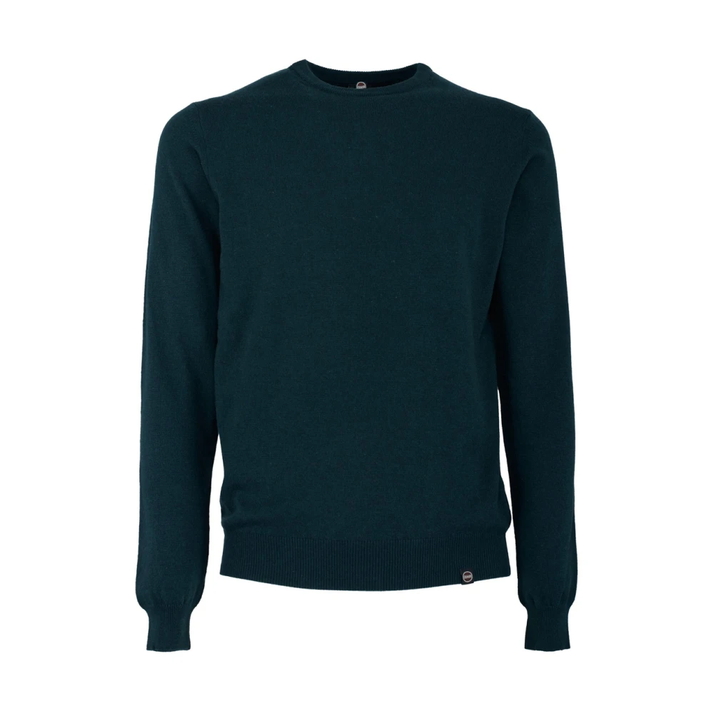 Colmar Groene Sweater Basic Ronde Hals Stijl Green Heren