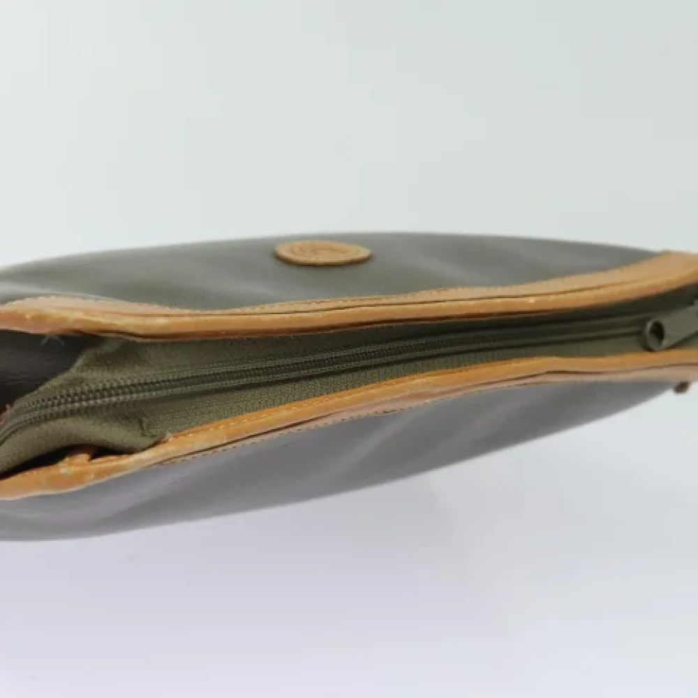 Dior Vintage Pre-owned Leather clutches Brown Dames