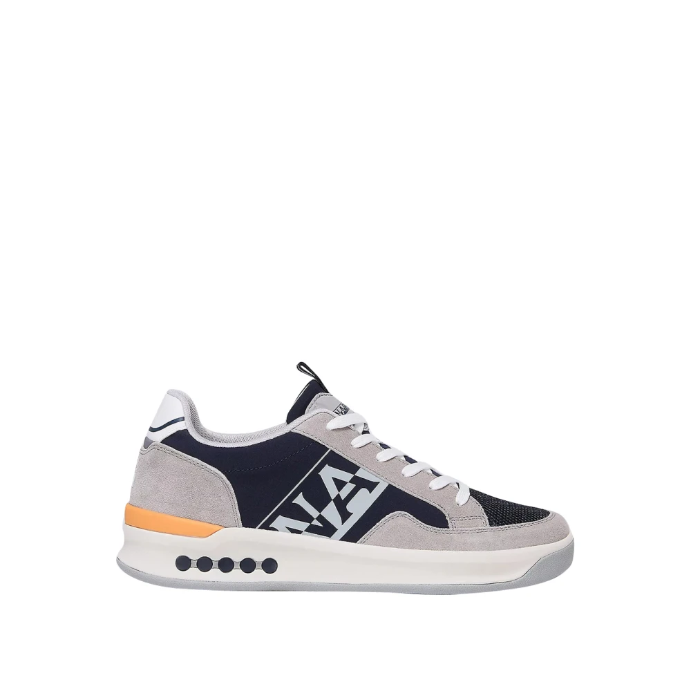 Napapijri Men's Multicolor Sneakers, 9 Uk, Contrast Color Trainers With Stabilizer