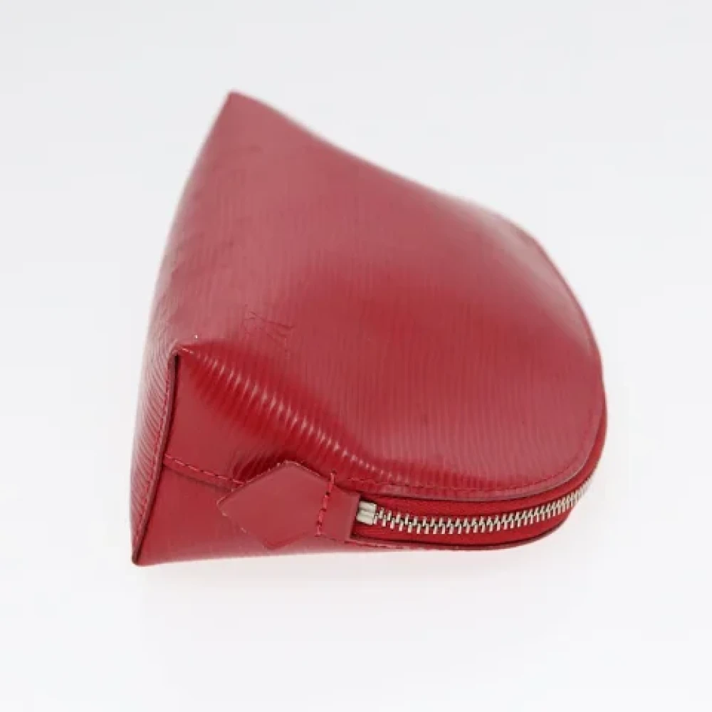 Louis Vuitton Vintage Pre-owned Leather pouches Red Dames