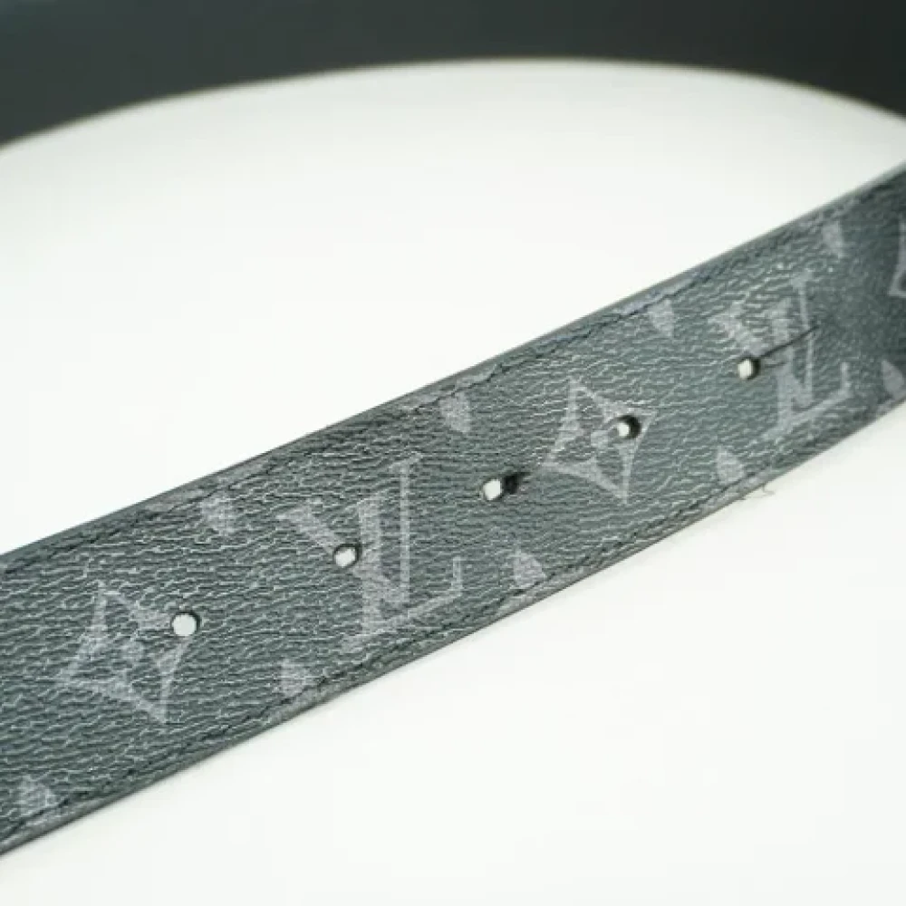 Louis Vuitton Vintage Pre-owned Leather belts Black Heren