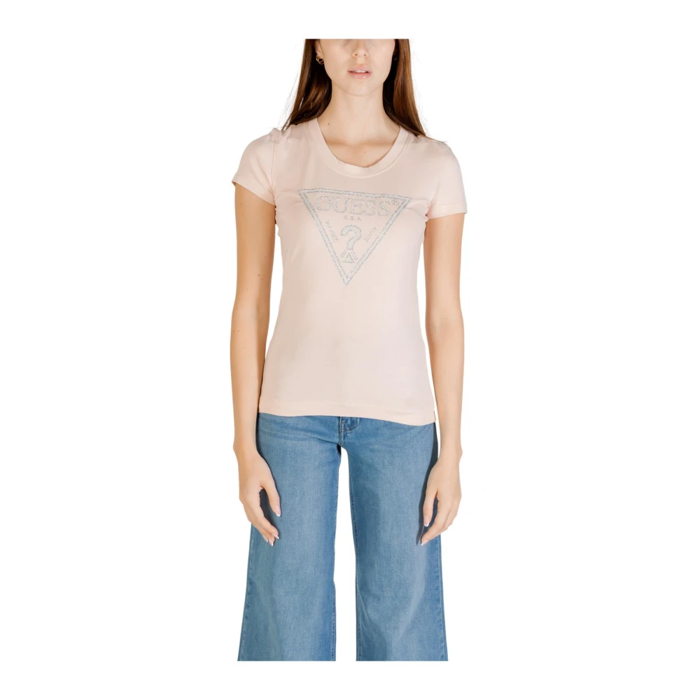 Guess - Tops > T-Shirts - Pink - Guess - Modalova