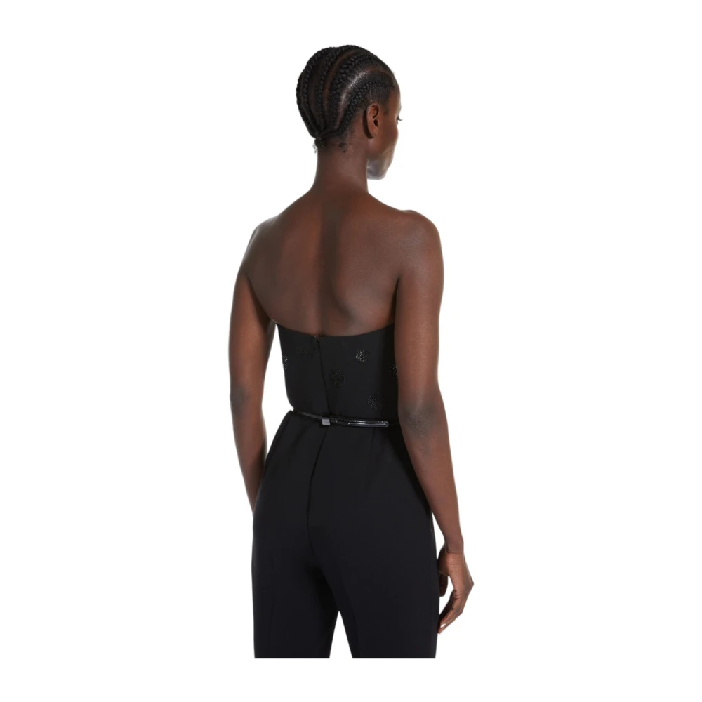 Max Mara Studio Stijlvolle Jumpsuit Black Dames