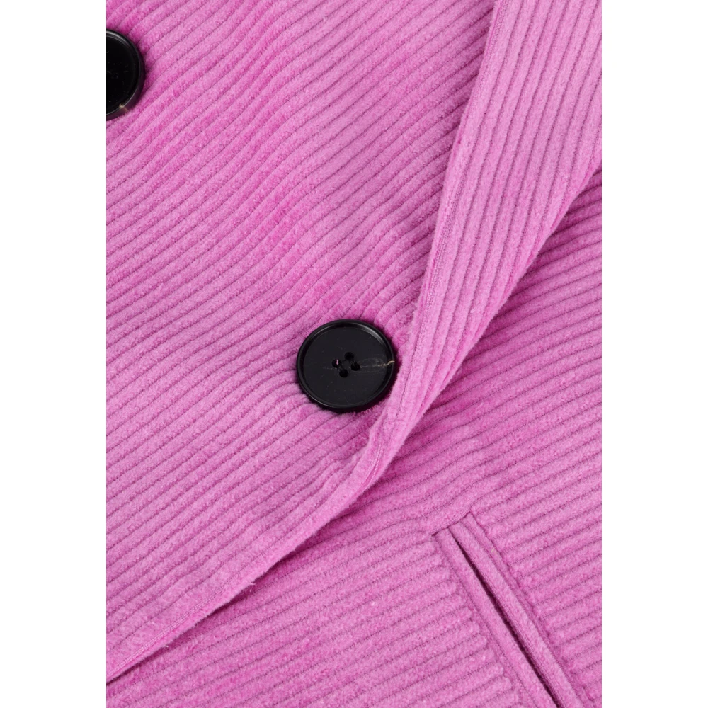 Co'Couture Oversized Corduroy Blazer Roze Pink Dames