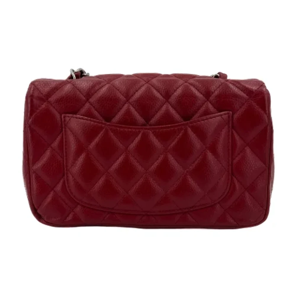 Chanel Vintage Pre-owned Leather chanel-bags Red Dames