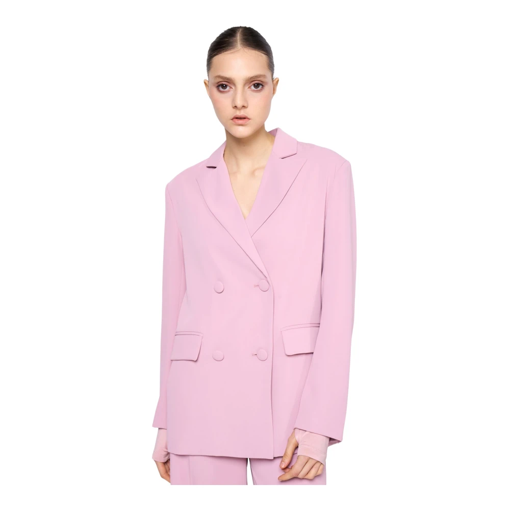 Silvian Heach Blazer doppiopetto Pink Dames