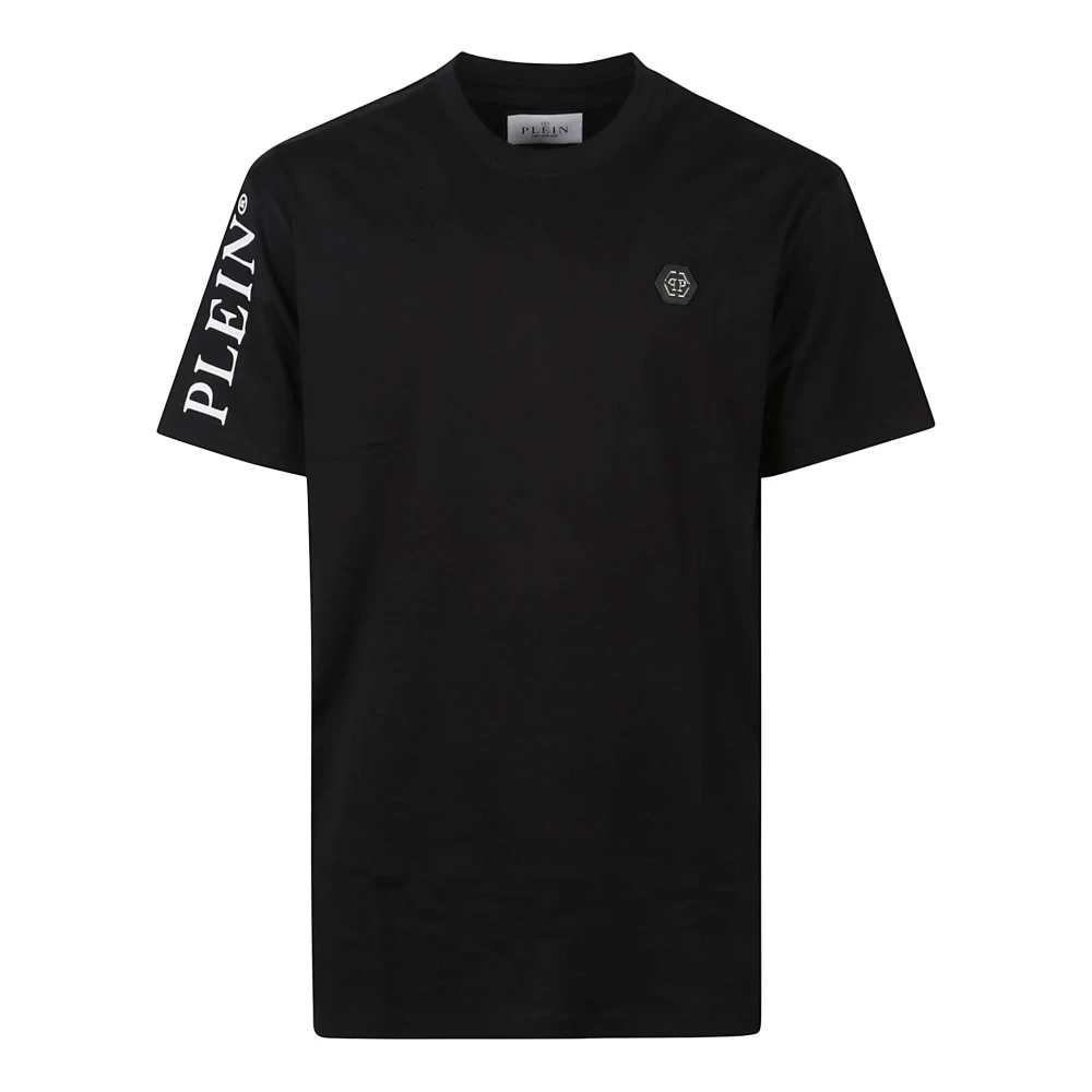 Philipp Plein Casual Katoenen T-shirt Black Heren