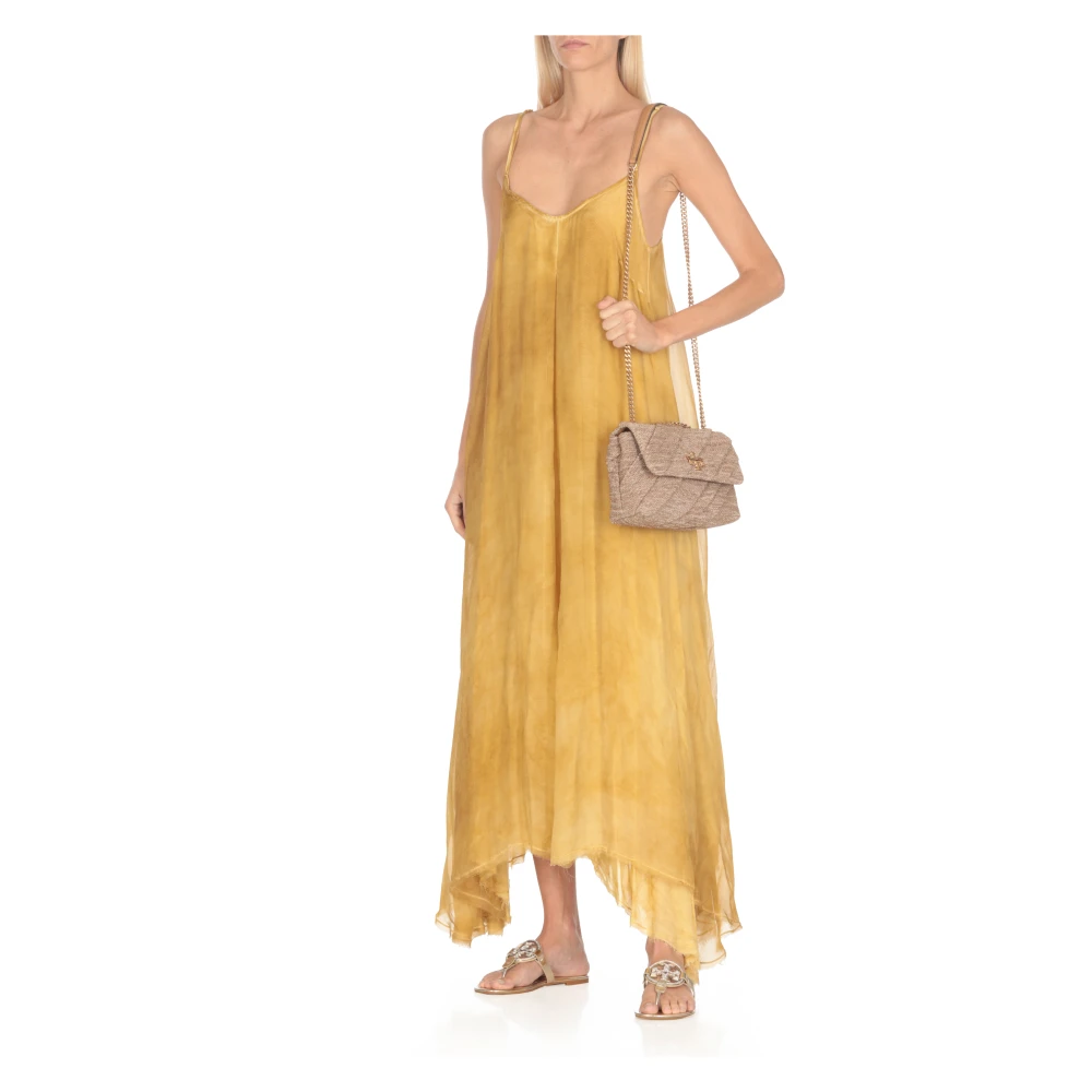 TORY BURCH Beige Rafia Handtas met Kettingband Beige Dames