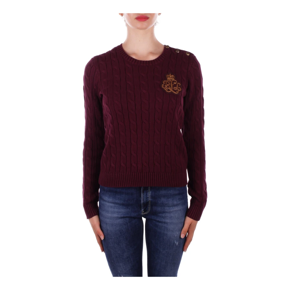 Ralph Lauren Truien Bordeaux Red Dames