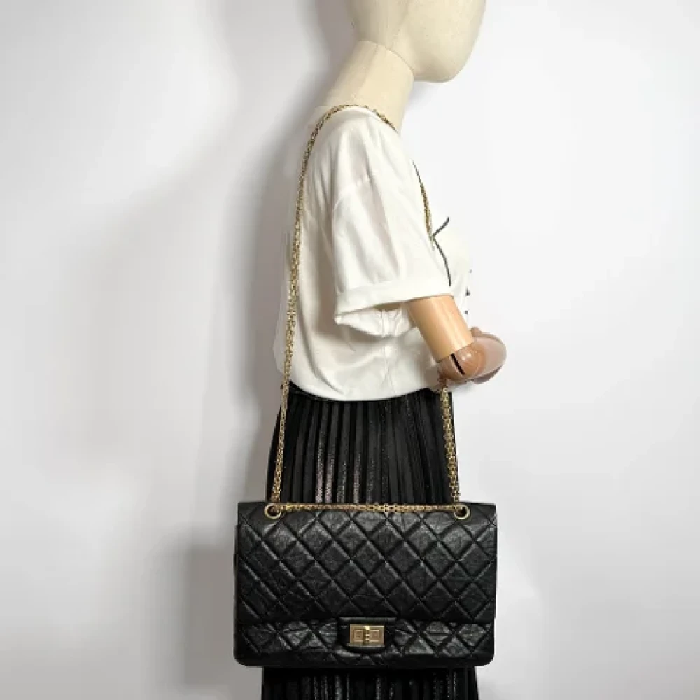 Chanel Vintage Pre-owned Leather chanel-bags Black Dames