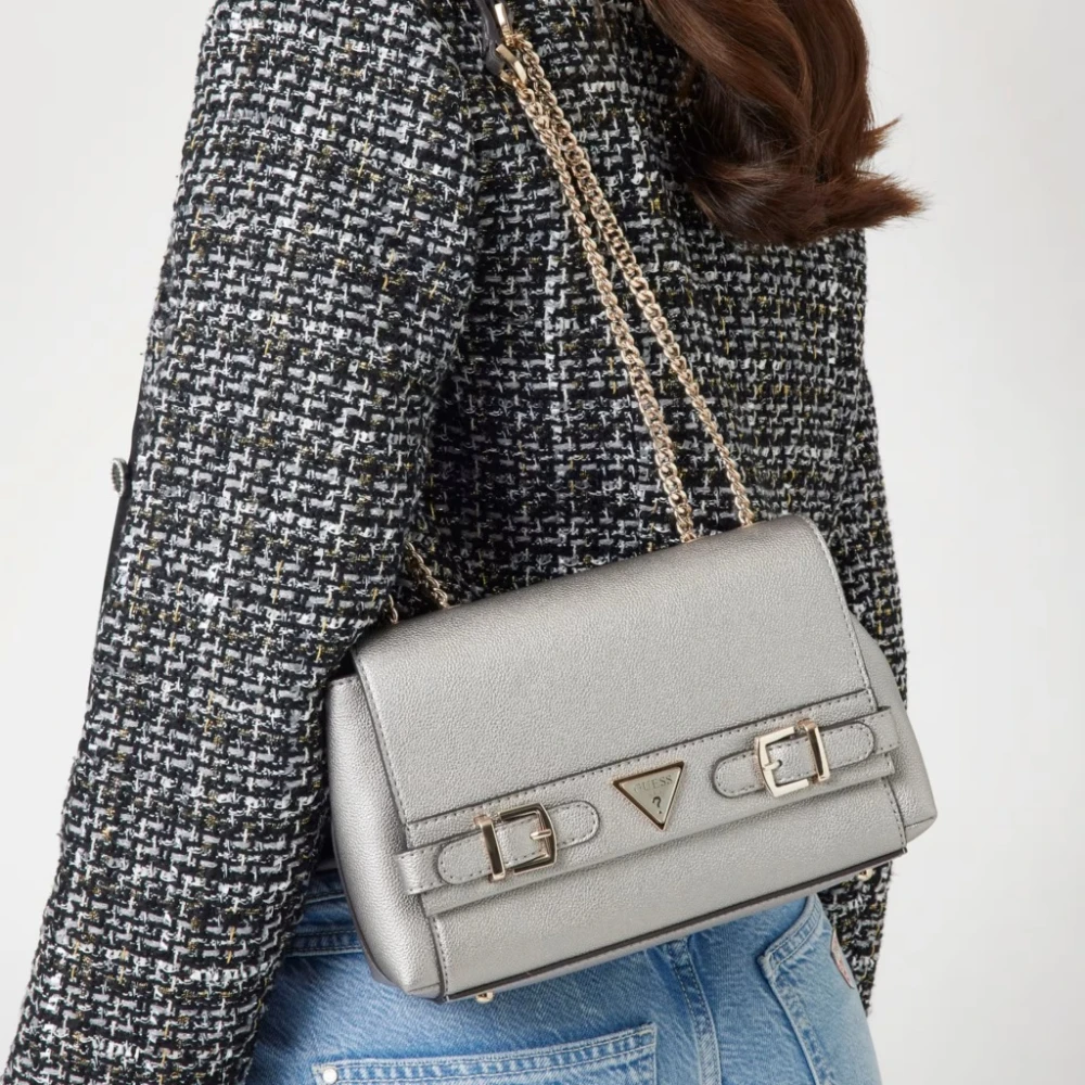 Guess Omzetbare Eco Schoudertas Gray Dames